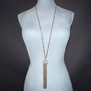 Long Piano Key Necklace